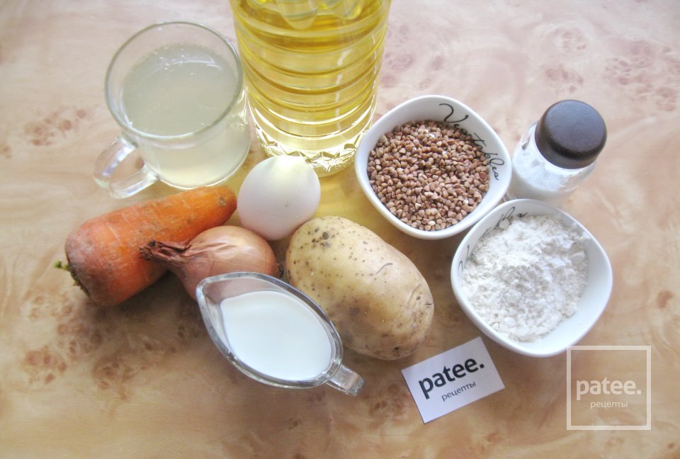 Гречневый суп с клецками - Шаг 1