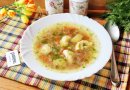 Гречневый суп с клецками