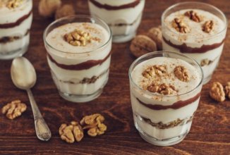 Творожно-банановый мусс