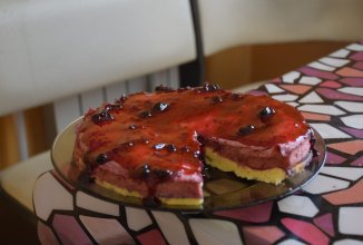 Муссовый вишнёвый тортик