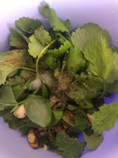 Пхали ( подойдёт для Поста ) - Шаг 1