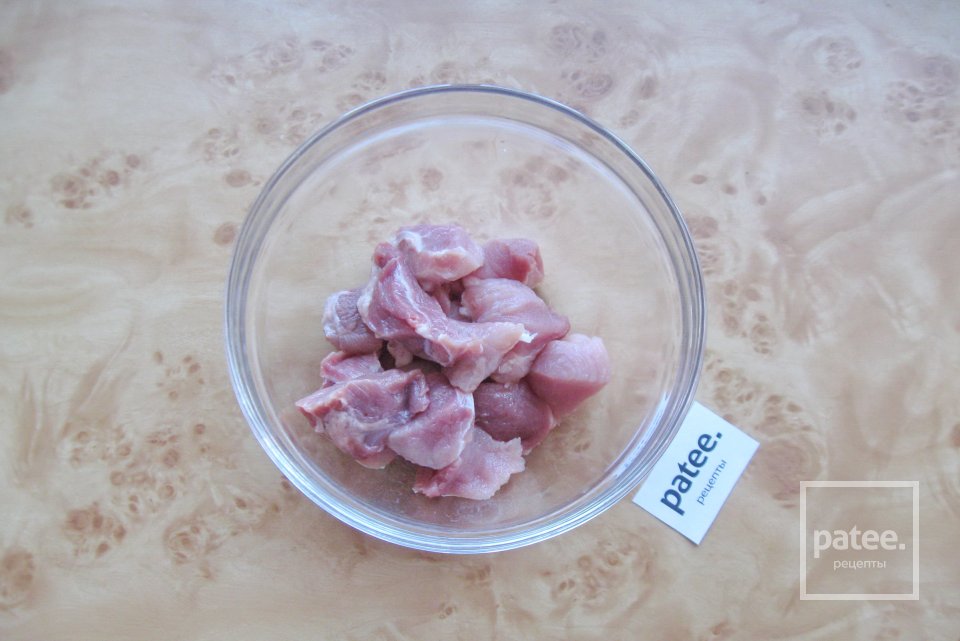 Картофель со свининой в банке - Шаг 2