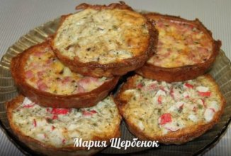 Киш по дюкану с разнличными начинками.