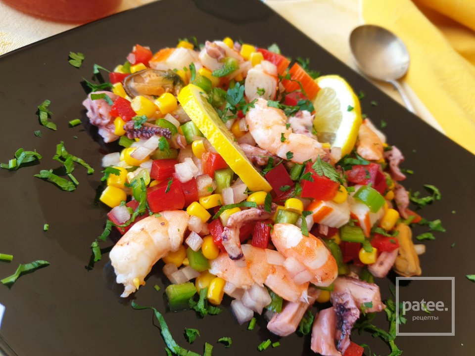 Сальпикон из морепродуктов - Шаг 14