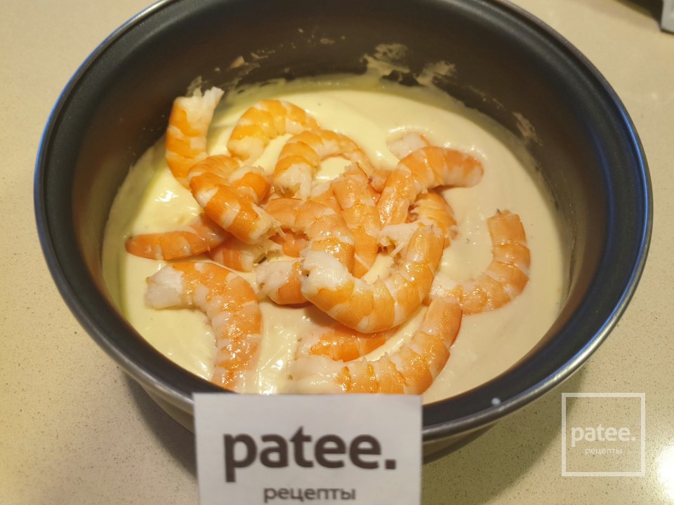 Рис с креветками в соусе бешамель - Шаг 10