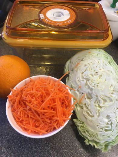 Маринованная капуста в апельсине 🍊 - Шаг 1