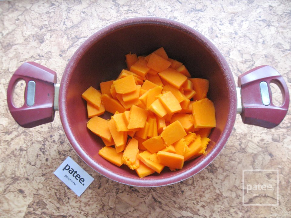Тыквенная каша с яблоком и рисом - Шаг 2
