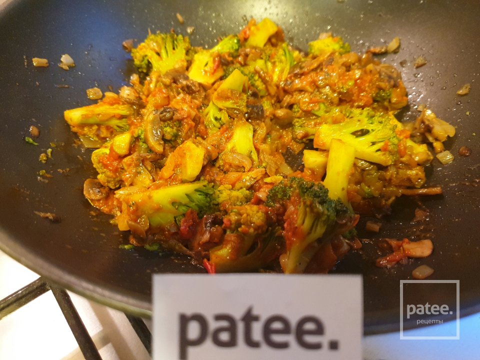 Канелоне с начинкой из брокколи и шампиньонов - Шаг 12