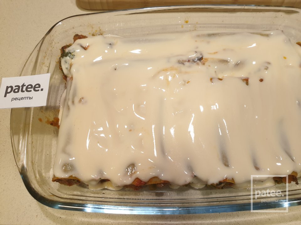 Канелоне с начинкой из брокколи и шампиньонов - Шаг 15