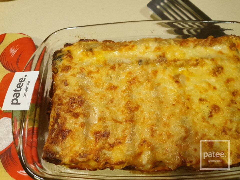 Канелоне с начинкой из брокколи и шампиньонов - Шаг 17