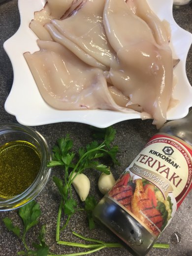 Быстрые, сочные, нежные кальмары🦑🦑🦑 - Шаг 1