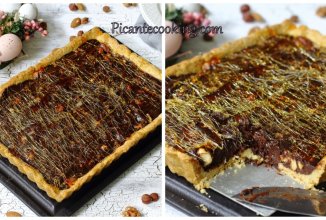 ГОРІХОВИЙ МАЗУРЕК З ШОКОЛАДОМ ТА КАРАМЕЛЛЮ