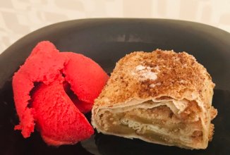 Яблочный🍎 штрудель из лаваша🥖