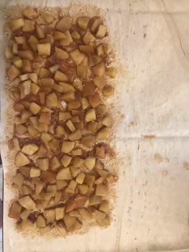 Яблочный🍎 штрудель из лаваша🥖 - Шаг 12