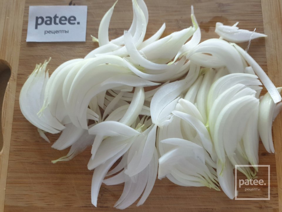 Филе трески с грибами и спаржей - Шаг 1