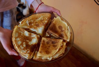 банановые блинчики