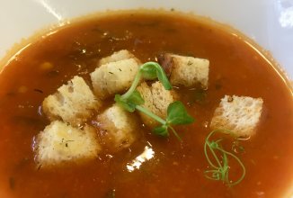 Копченый томатный 🍅 суп