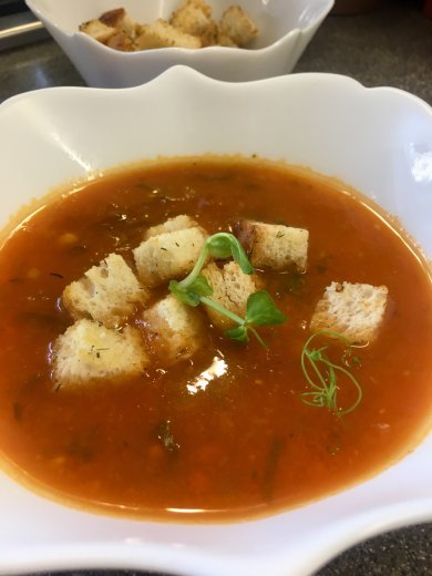 Копченый томатный 🍅 суп