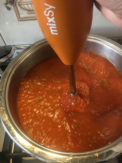 Копченый томатный 🍅 суп - Шаг 4