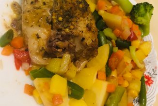 Конгрио с ароматным маслом