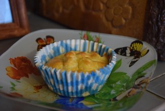 кексик с курицей и сыром