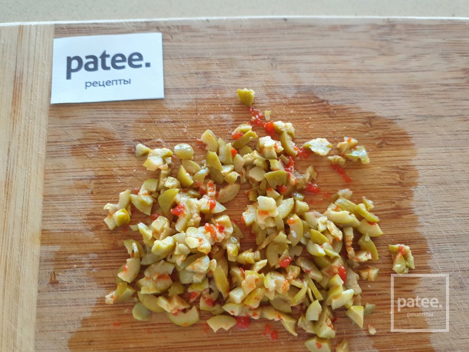 Лёгкая закуска с фаршированными крабовыми палочками - Шаг 3