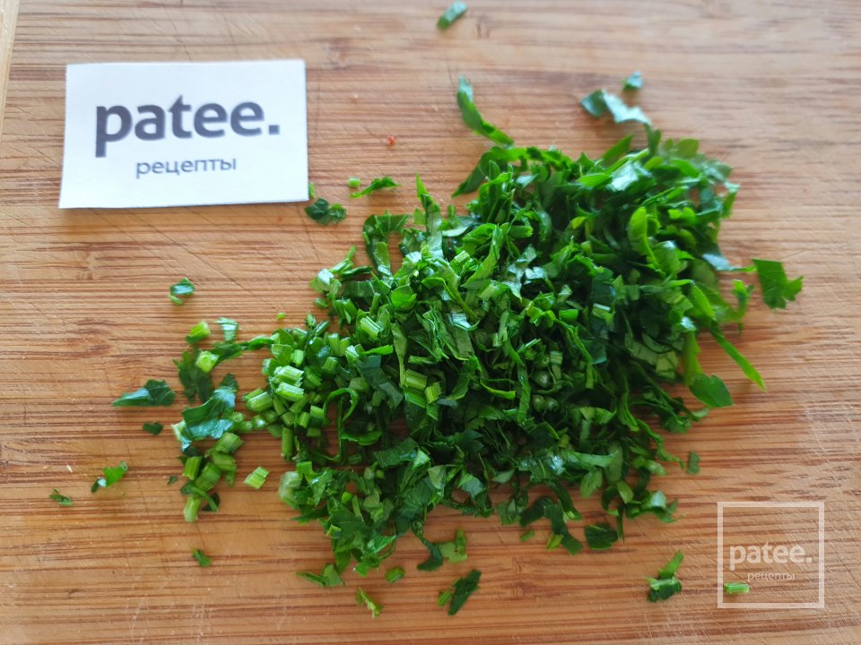 Лёгкая закуска с фаршированными крабовыми палочками - Шаг 4