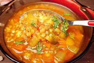 ЧЕЧЕВИЧНЫЙ СУП С ОВОЩАМИ