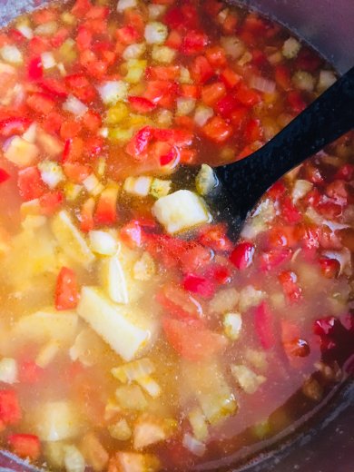 ЧЕЧЕВИЧНЫЙ СУП С ОВОЩАМИ - Шаг 3