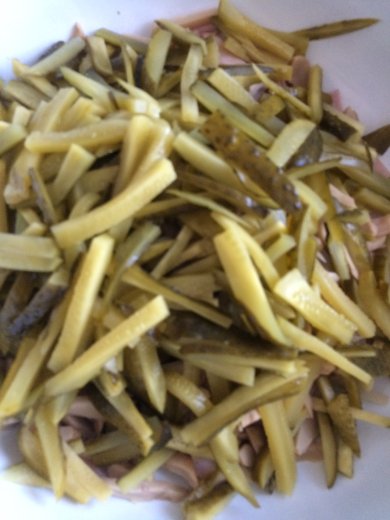 Салат «Гнездо» - Шаг 3