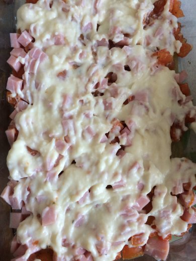 Лазанья с ветчиной и томатами - Шаг 11