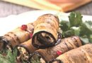 Рулетики из баклажан