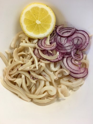 Салат «Алые паруса» с кальмарами🦑🦑🦑 - Шаг 5