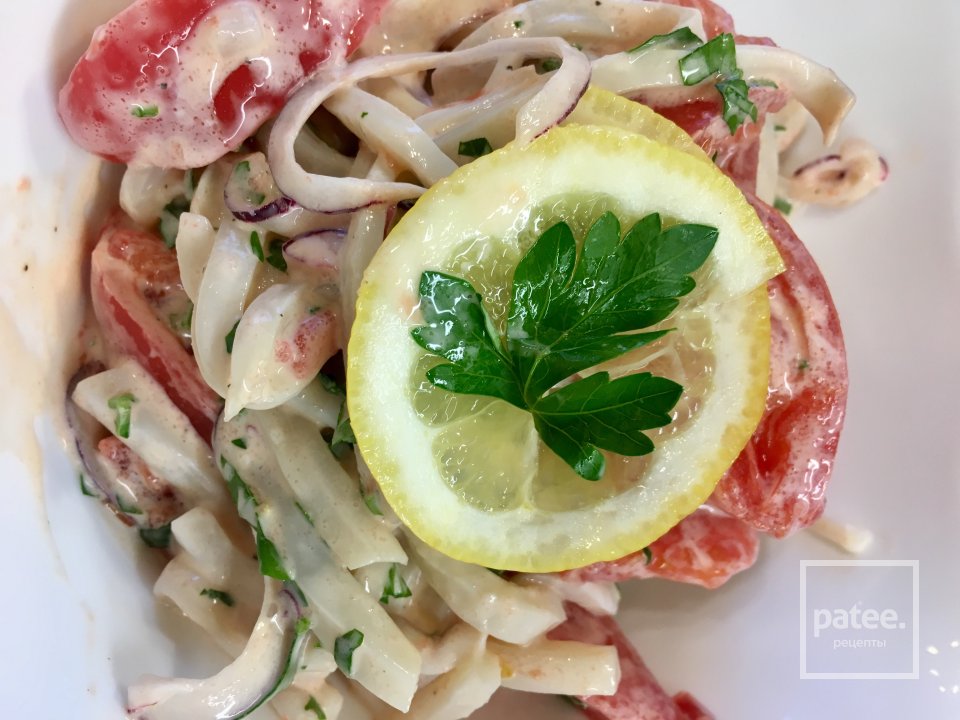 Салат «Алые паруса» с кальмарами🦑🦑🦑 - Шаг 7