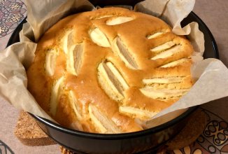 Кекс яблочный