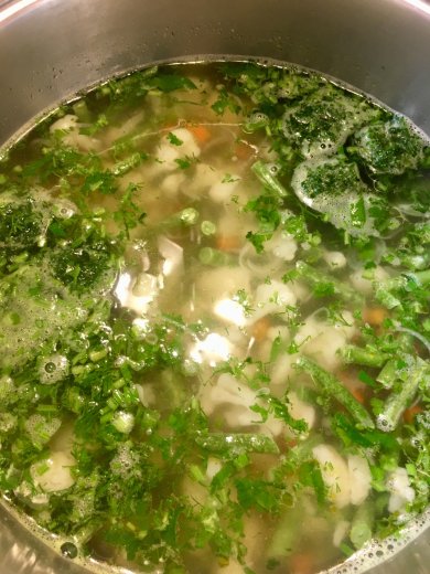 Постный овощной суп с гречкой - Шаг 7