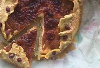 Галета с творогом и повидлом