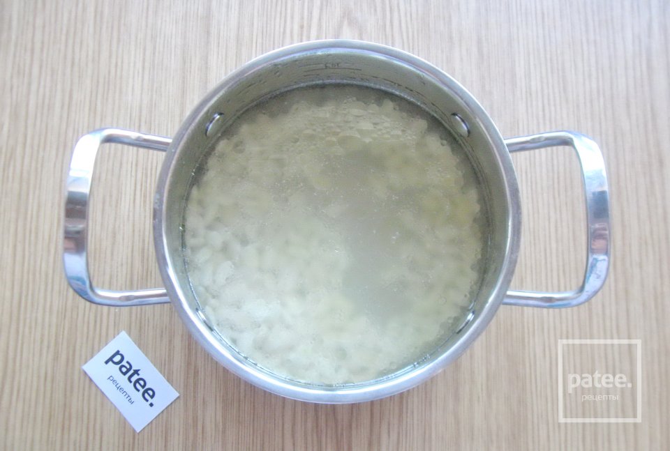 Суп с белой и зеленой фасолью - Шаг 3