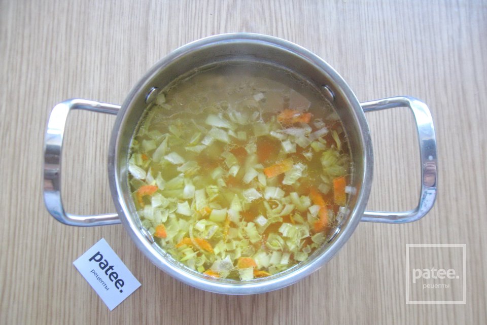 Суп с белой и зеленой фасолью - Шаг 7