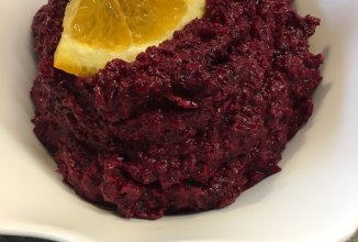 Свёкла томленая с апельсином и черносливом