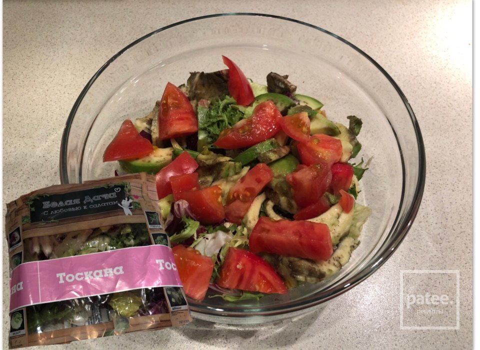 Салат с креветками - Шаг 4