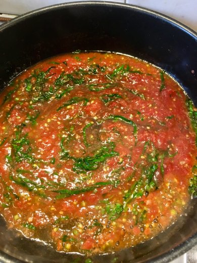 Морепродукты в томатно-сливочном соусе по-постному - Шаг 5