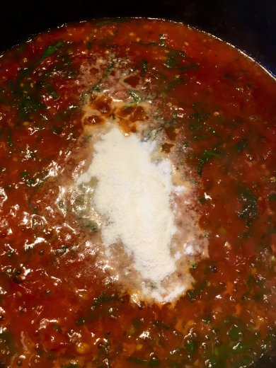 Морепродукты в томатно-сливочном соусе по-постному - Шаг 6