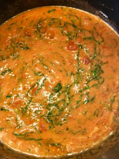 Морепродукты в томатно-сливочном соусе по-постному - Шаг 7