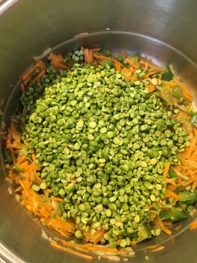 Гороховый супчик с копченой паприкой - Шаг 4