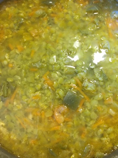 Гороховый супчик с копченой паприкой - Шаг 5