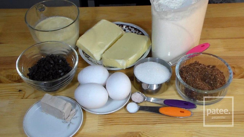 Пасхальный кулич с шоколадом - Шаг 1