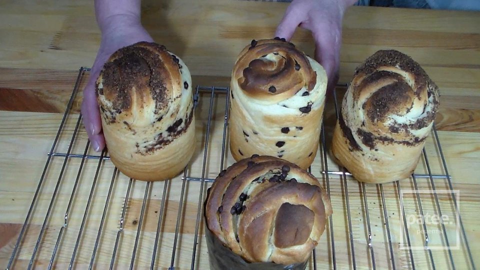 Пасхальный кулич с шоколадом - Шаг 13