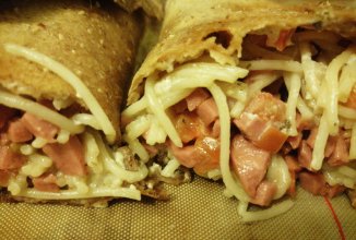 Рулет "что было в холодильнике"