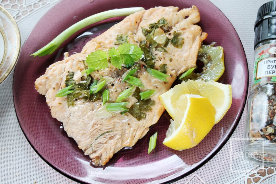 Горбуша в пергаменте в духовке - Шаг 14